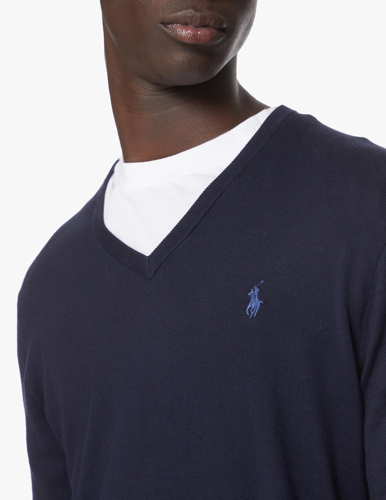 Polo Ralph Lauren Vneck pima cotton sweater - picture 4 Polo Ralph Lauren Vneck pima cotton sweater - picture 4