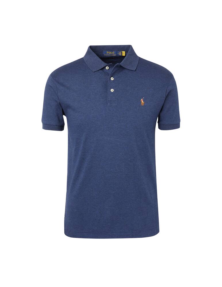 rinascente Polo Ralph Lauren Pima cotton slim fit polo shirt - blue