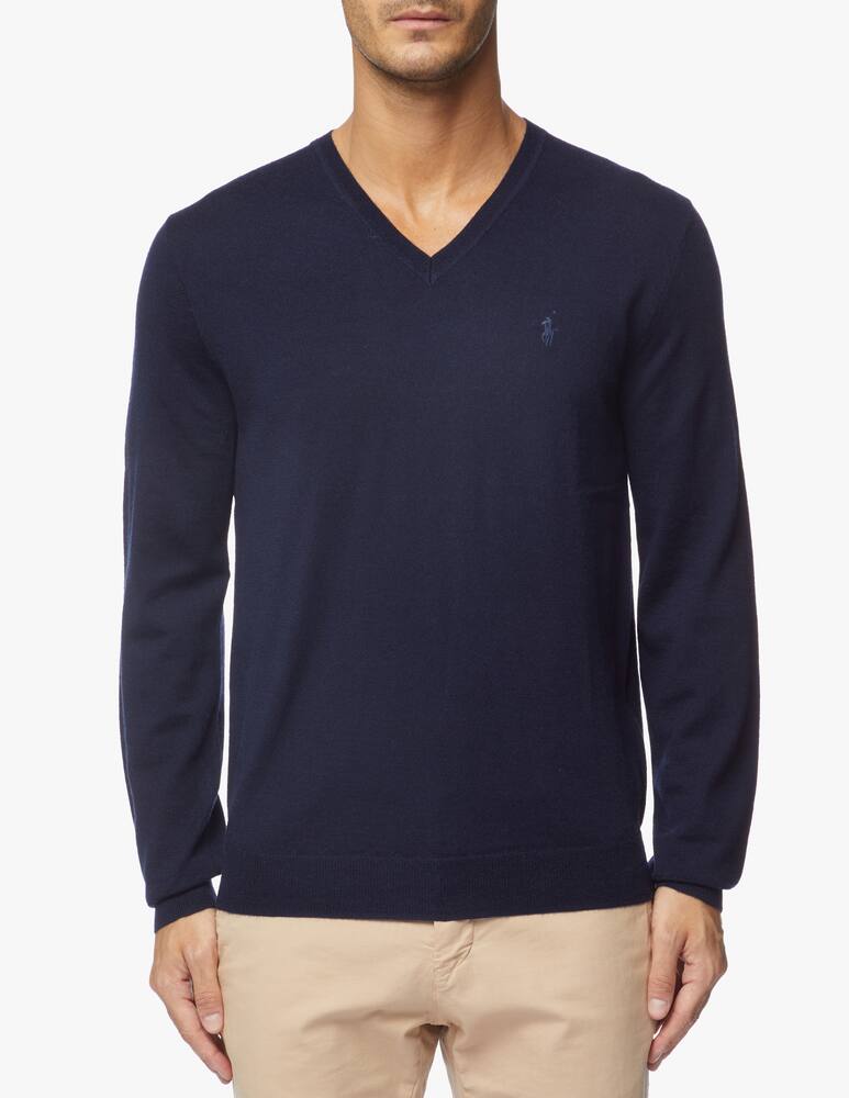 rinascente Polo Ralph Lauren Merino wool v neck sweater