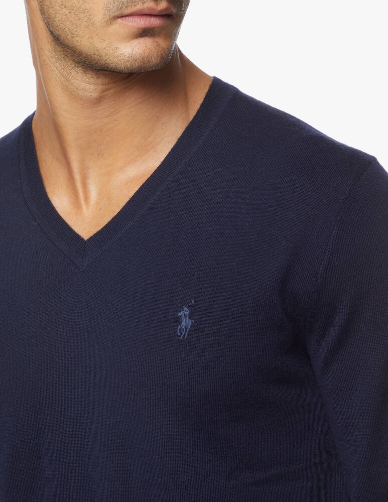 rinascente Polo Ralph Lauren Merino wool v neck sweater