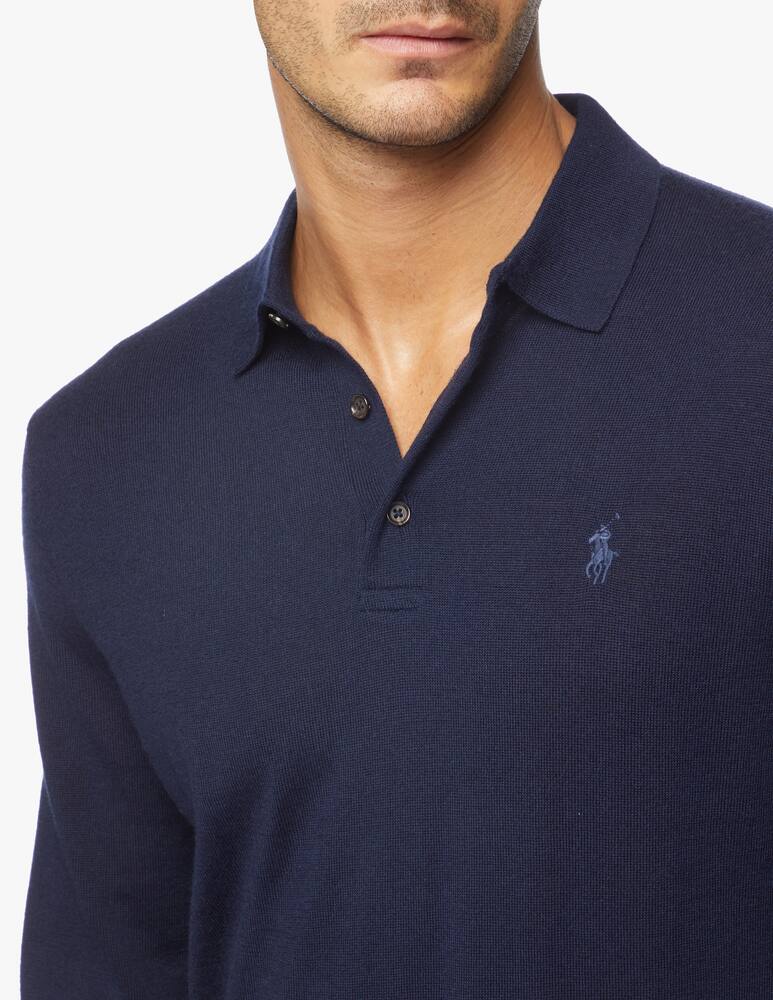 rinascente Polo Ralph Lauren Polo manica lunga in lana merino