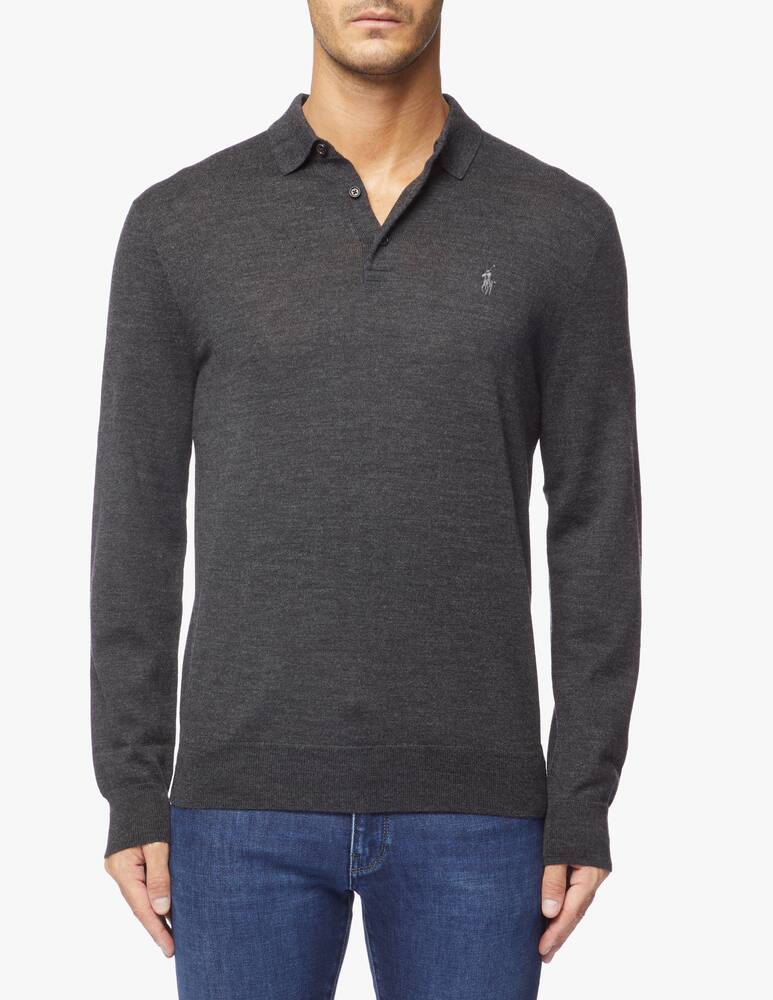 rinascente Polo Ralph Lauren Polo manica lunga in lana merino