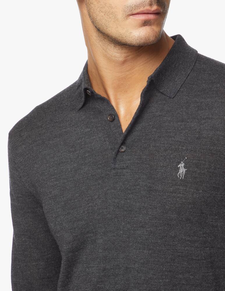 rinascente Polo Ralph Lauren Polo manica lunga in lana merino