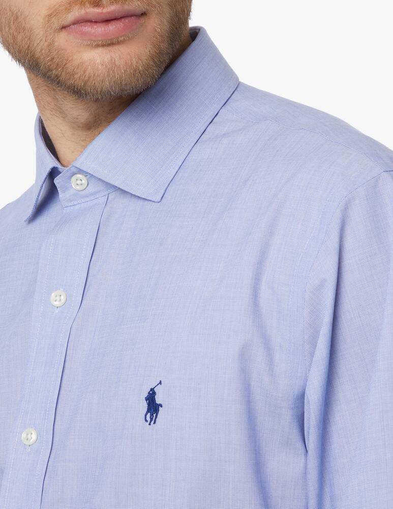 rinascente Polo Ralph Lauren Easy care stretch icon shirt - light blue