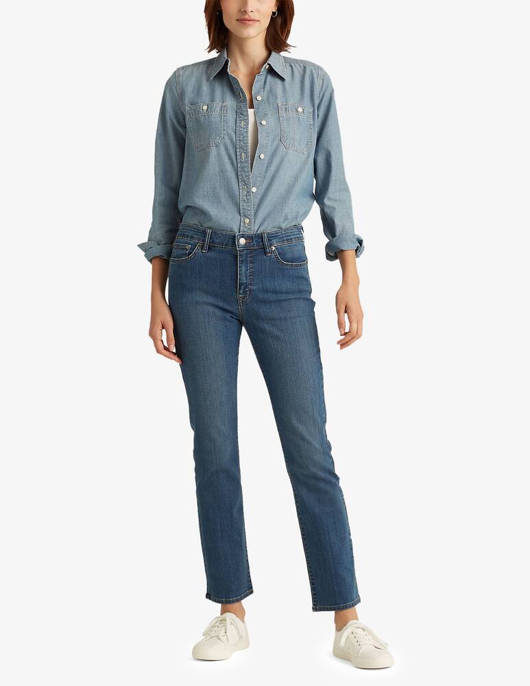 Lauren Ralph Lauren Jeans straight a vita media - Blu - immagine 1 Lauren Ralph Lauren Jeans straight a vita media - Blu - immagine 1
