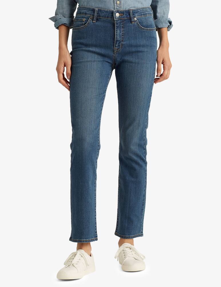 Lauren Ralph Lauren Jeans straight a vita media - Blu - immagine 2 Lauren Ralph Lauren Jeans straight a vita media - Blu - immagine 2
