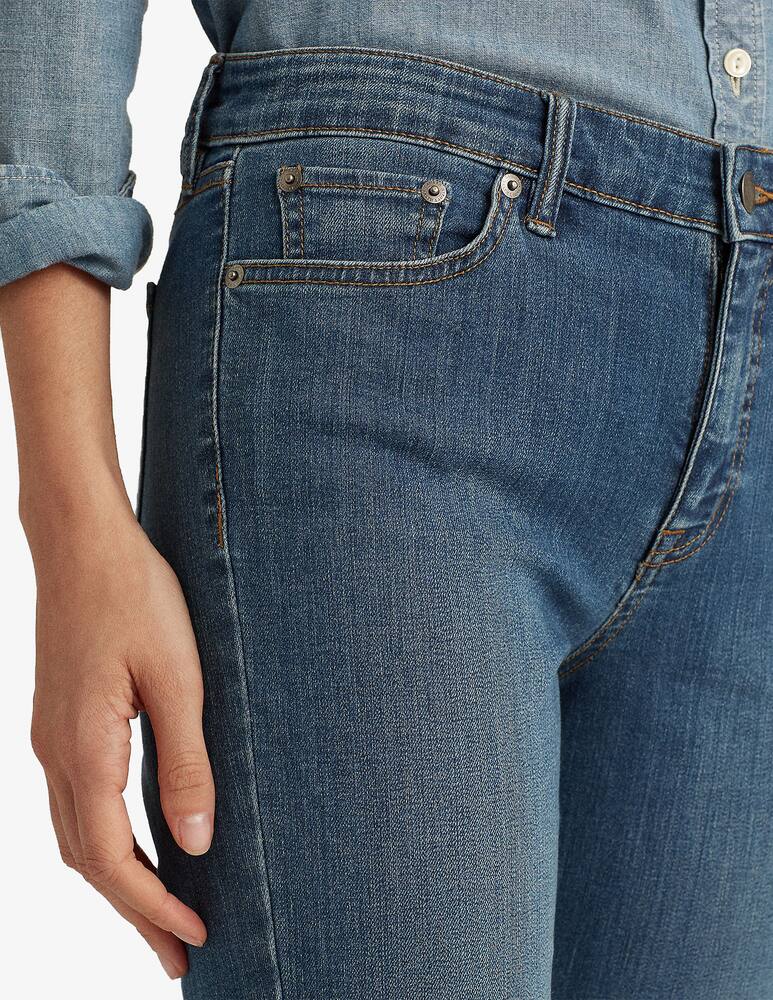 Lauren Ralph Lauren Jeans straight a vita media - Blu - immagine 4 Lauren Ralph Lauren Jeans straight a vita media - Blu - immagine 4