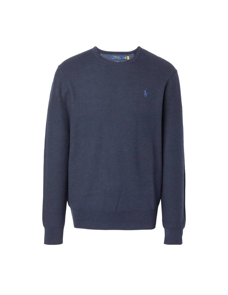 rinascente Polo Ralph Lauren Maglione girocollo in cotone a nido - blu