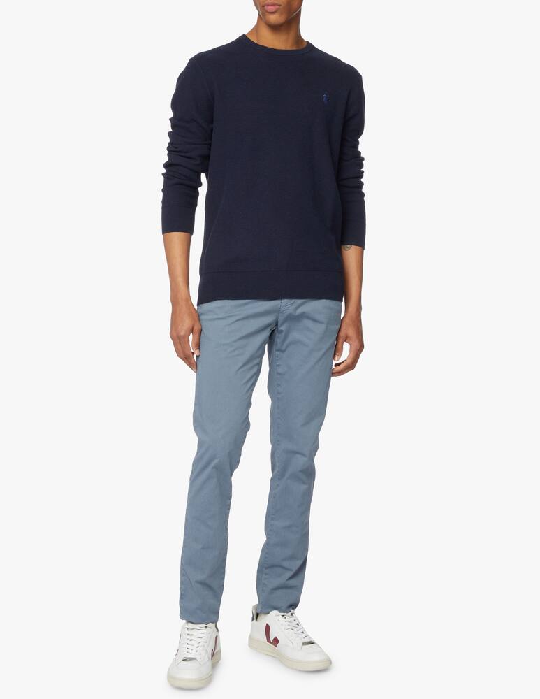 rinascente Polo Ralph Lauren Maglione girocollo in cotone a nido - blu