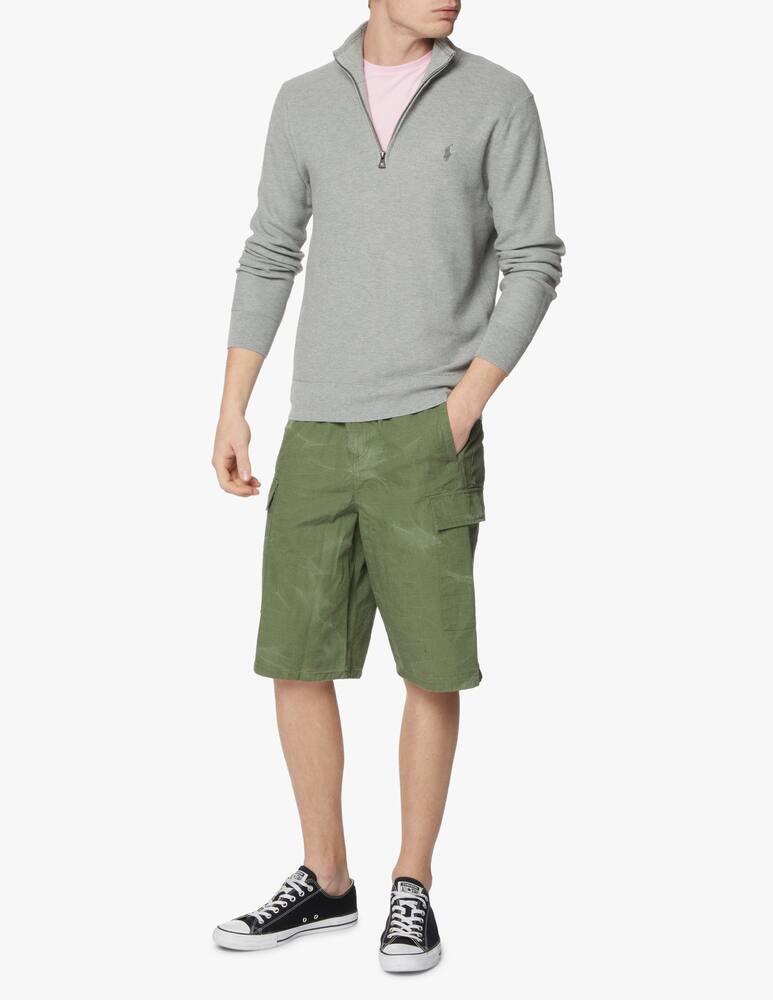 rinascente Polo Ralph Lauren Cotton half zip sweater - grey