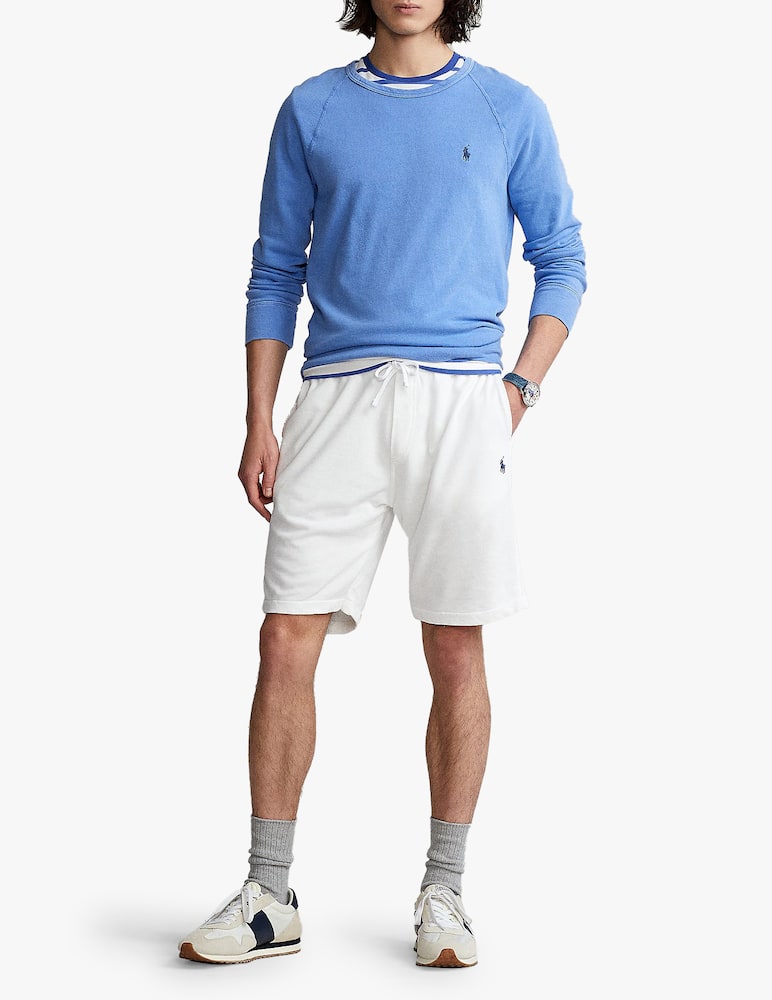 Polo Ralph Lauren Pantaloni tuta corti terry - bianco - immagine 4 Polo Ralph Lauren Pantaloni tuta corti terry - bianco - immagine 4