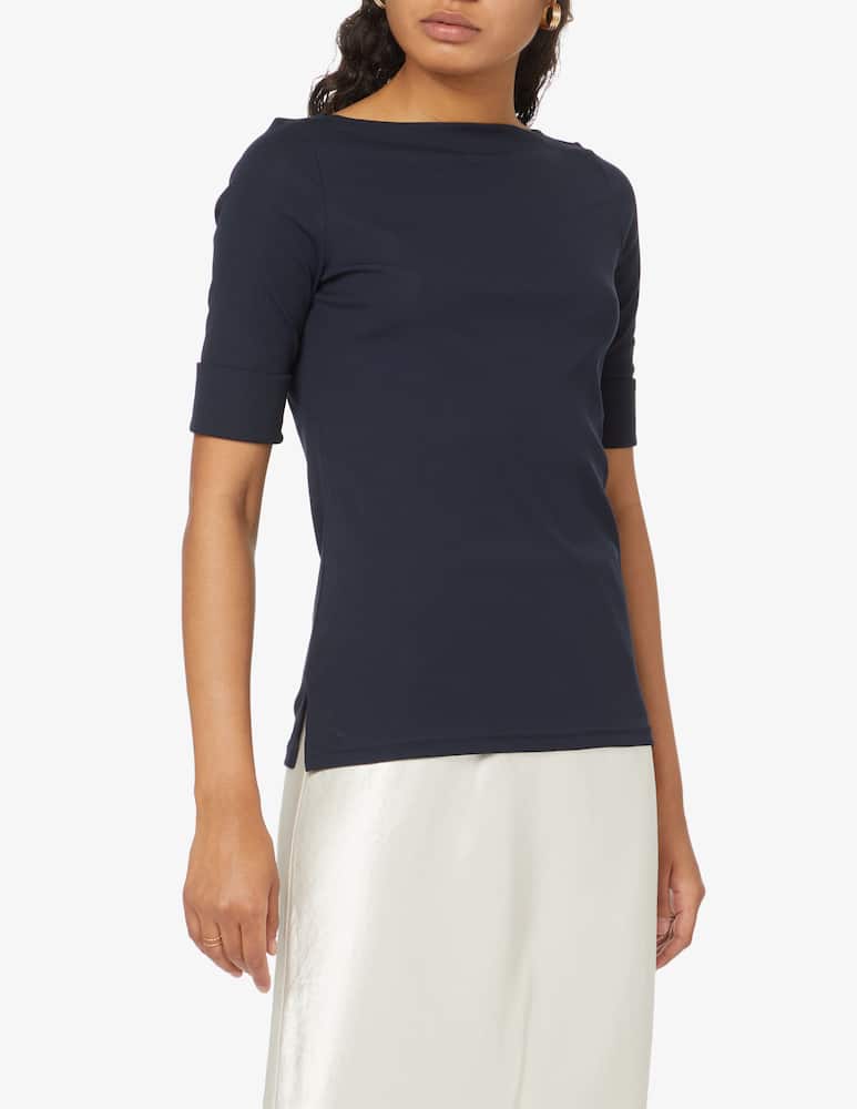 Lauren Ralph Lauren Top in cotone con scollo a barchetta Judy - immagine 1 Lauren Ralph Lauren Top in cotone con scollo a barchetta Judy - immagine 1