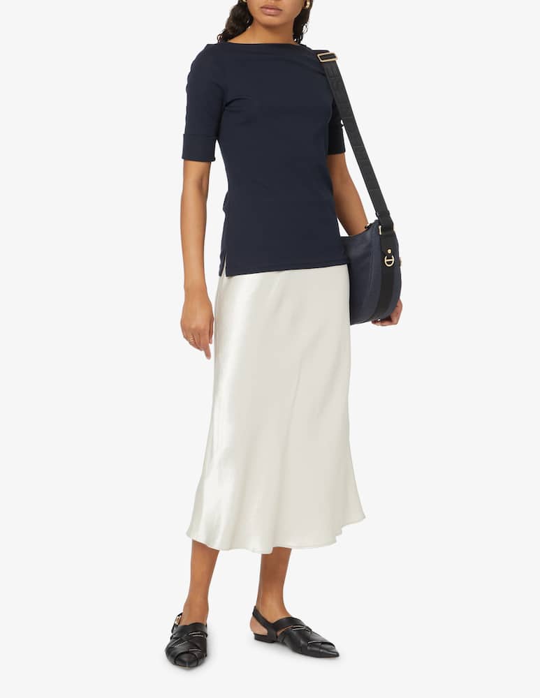 rinascente Lauren Ralph Lauren Judy cotton boatneck top