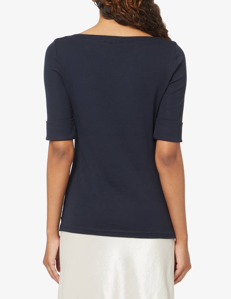 Lauren Ralph Lauren Top in cotone con scollo a barchetta Judy - immagine 3 Lauren Ralph Lauren Top in cotone con scollo a barchetta Judy - immagine 3