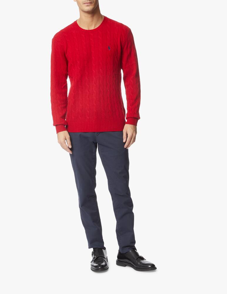 rinascente Polo Ralph Lauren Cashmere cable roundneck sweater
