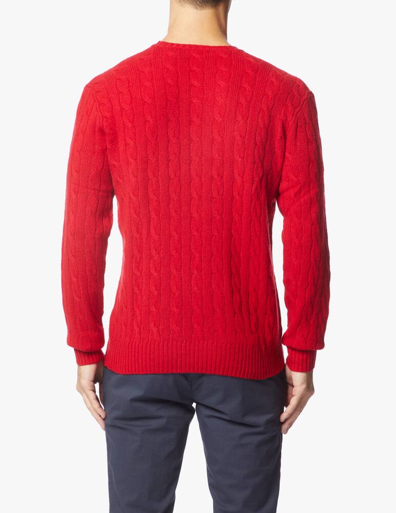 rinascente Polo Ralph Lauren Cashmere cable roundneck sweater