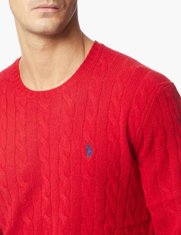 rinascente Polo Ralph Lauren Cashmere cable roundneck sweater