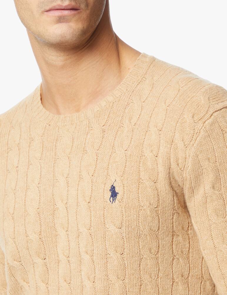 rinascente Polo Ralph Lauren Cashmere cable roundneck sweater