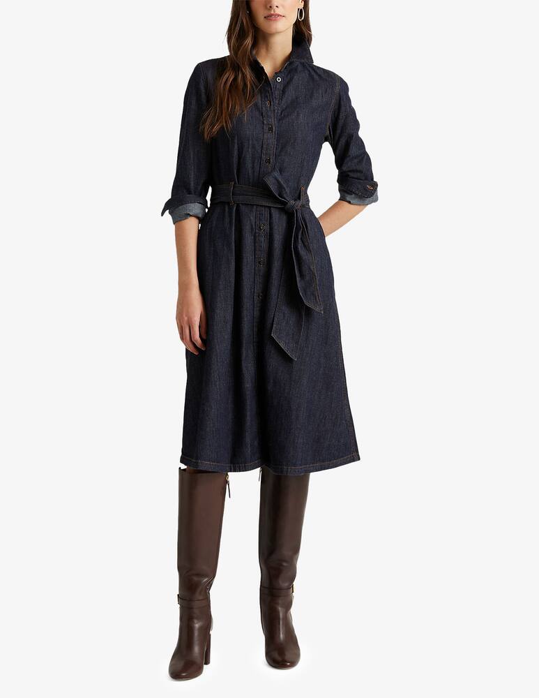 Lauren Ralph Lauren Callahan long sleeve midi dress - Black - picture 1 Lauren Ralph Lauren Callahan long sleeve midi dress - Black - picture 1