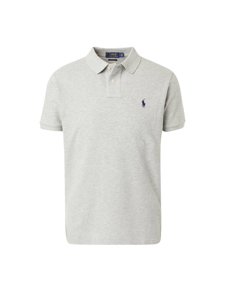 rinascente Polo Ralph Lauren Basic mesh custom fit poloshirt - grey