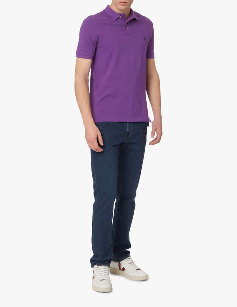 Polo Ralph Lauren Basic mesh custom fit poloshirt - pink - picture 2 Polo Ralph Lauren Basic mesh custom fit poloshirt - pink - picture 2