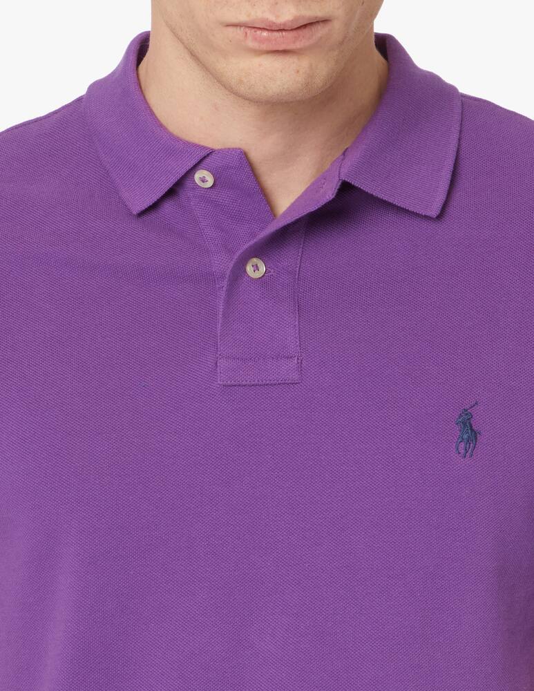 Polo Ralph Lauren Basic mesh custom fit poloshirt - pink - picture 4 Polo Ralph Lauren Basic mesh custom fit poloshirt - pink - picture 4