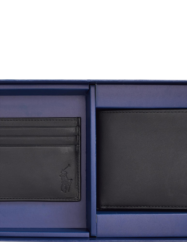 rinascente Polo Ralph Lauren Porta carta di credito e portafoglio confezione regalo - Nero