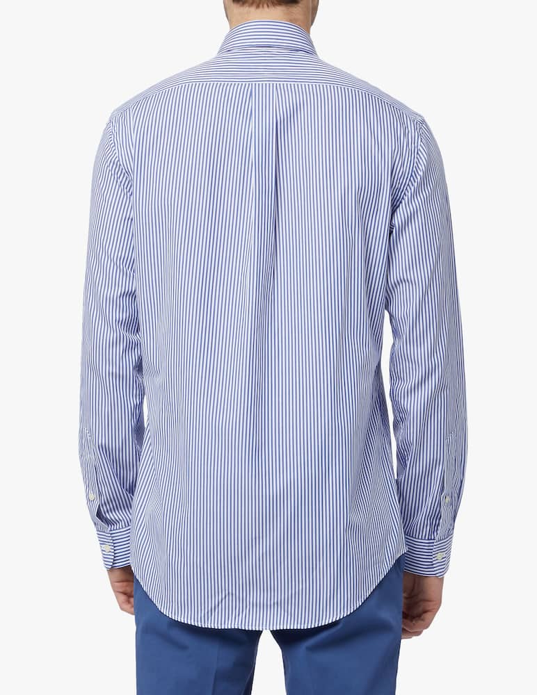 rinascente Polo Ralph Lauren Camicia button down in cotone a righe - blu