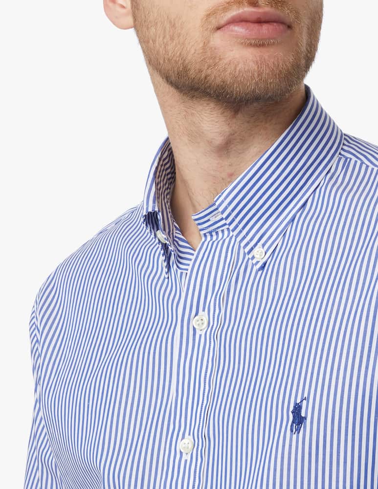 Polo Ralph Lauren Camicia button down in cotone a righe - blu - immagine 4 Polo Ralph Lauren Camicia button down in cotone a righe - blu - immagine 4