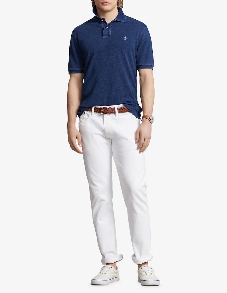 rinascente Polo Ralph Lauren Short sleeve slim fit basic mesh polo shirt