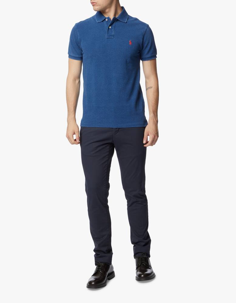 rinascente Polo Ralph Lauren Basic mesh slim fit short sleeve polo shirt