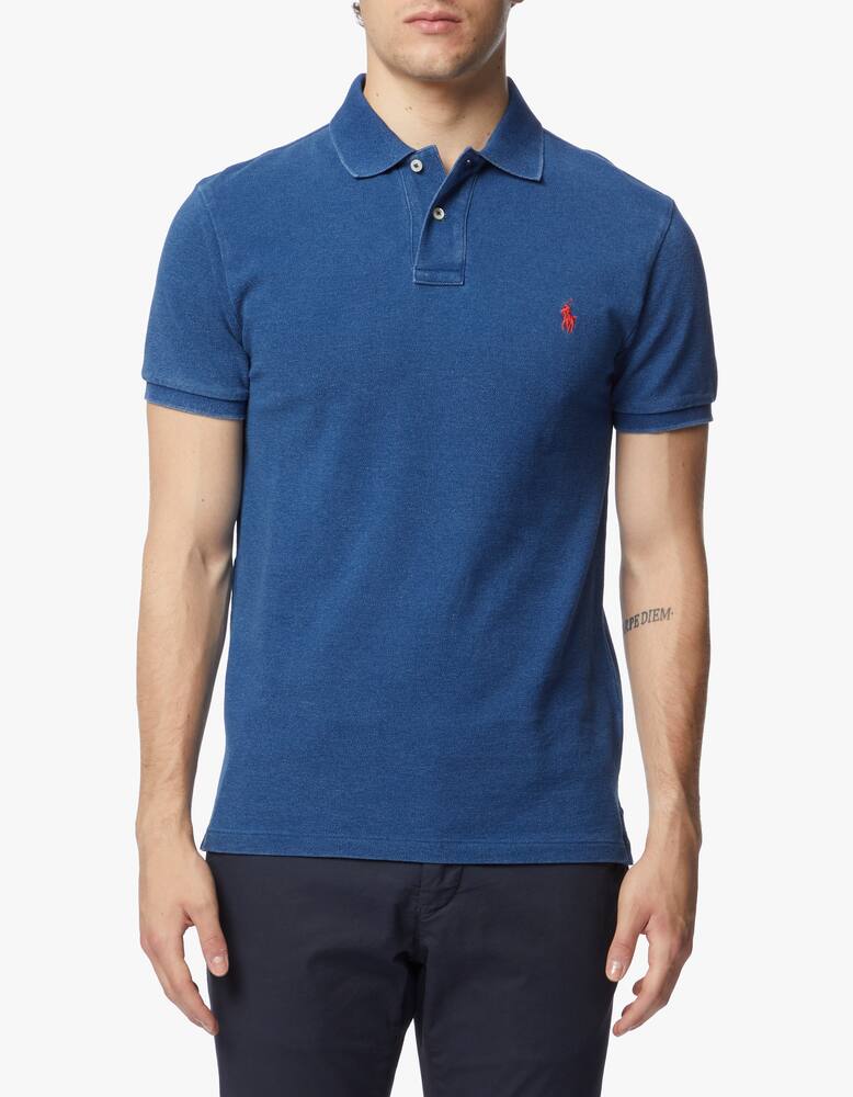 rinascente Polo Ralph Lauren Basic mesh slim fit short sleeve polo shirt
