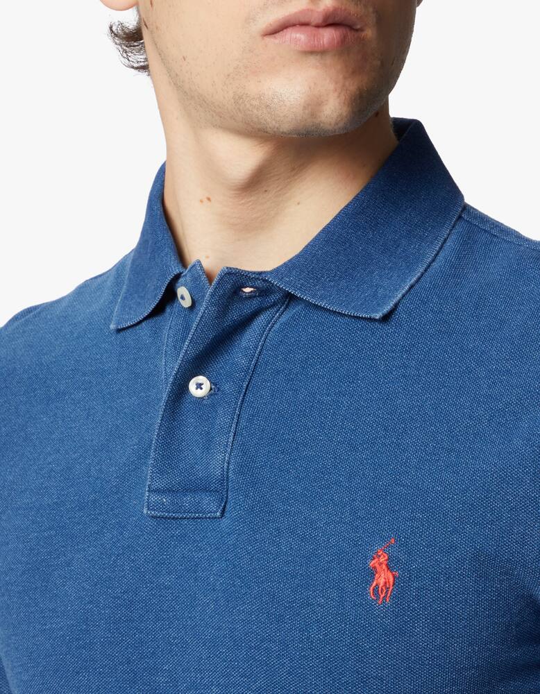 rinascente Polo Ralph Lauren Basic mesh slim fit short sleeve polo shirt