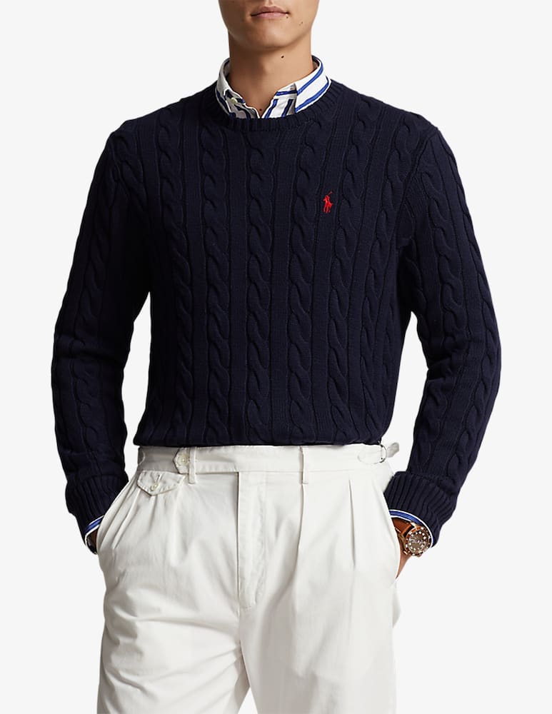 Polo Ralph Lauren Maglia girocollo cable - immagine 1 Polo Ralph Lauren Maglia girocollo cable - immagine 1