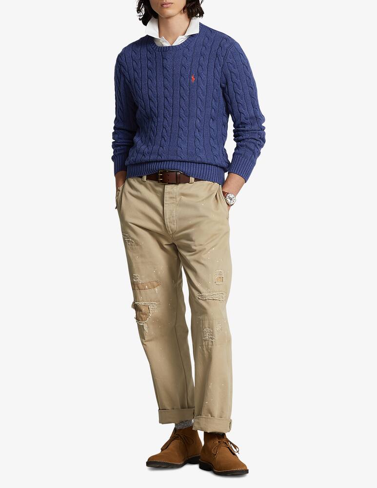 rinascente Polo Ralph Lauren Cotton cable crewneck sweater 