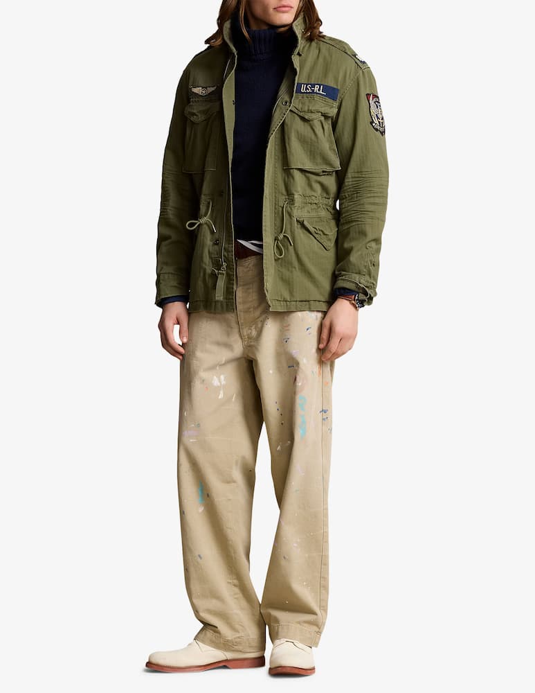 rinascente Polo Ralph Lauren Giacca combat patches