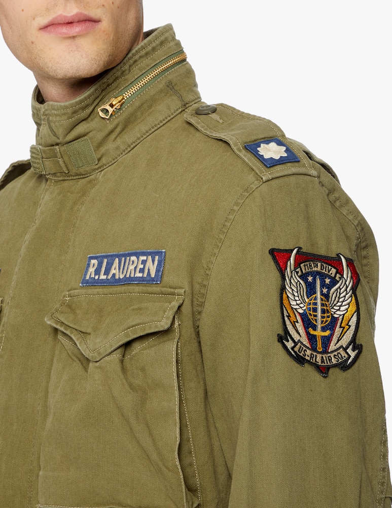 rinascente Polo Ralph Lauren Giacca combat con toppe 