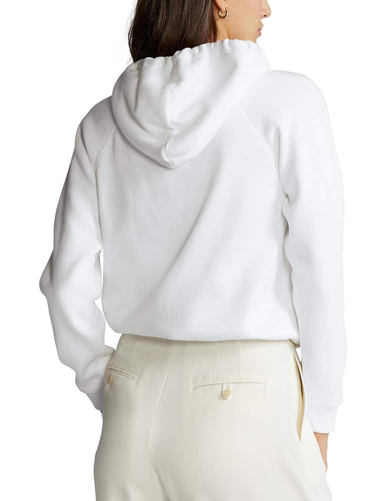 rinascente Polo Ralph Lauren Long sleeved hoodie - White