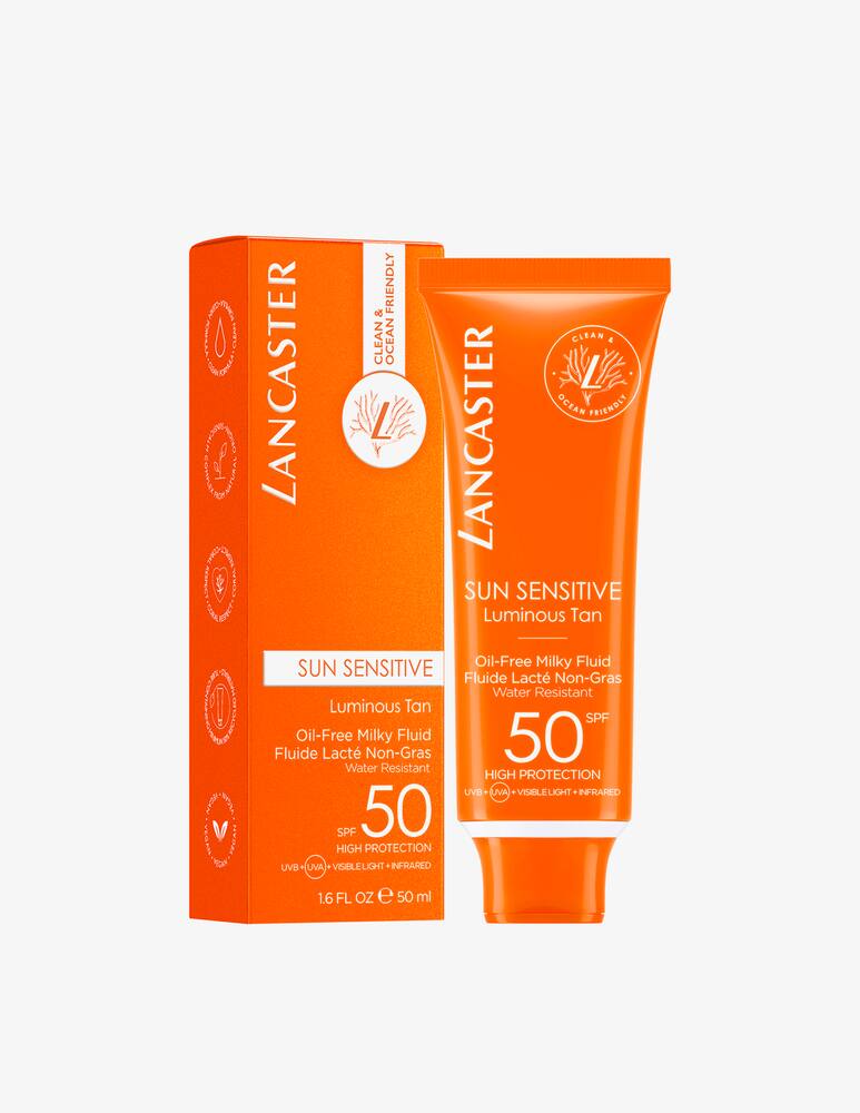 rinascente Lancaster Sun Sensitive - Latte Fluido Viso Privo Di Oli SPF 50
