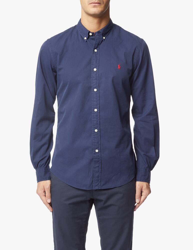 rinascente Polo Ralph Lauren Botton down slim fit twill shirt