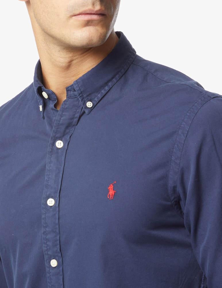 rinascente Polo Ralph Lauren Botton down slim fit twill shirt