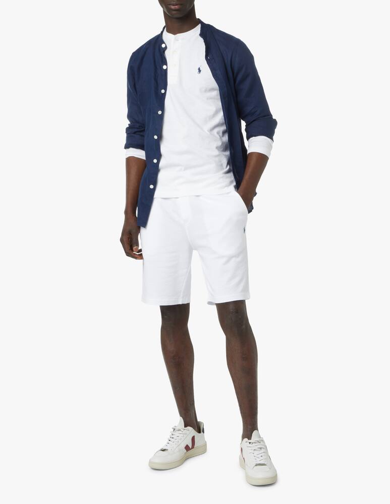 rinascente Polo Ralph Lauren Maglietta manica lunga serafino - bianco