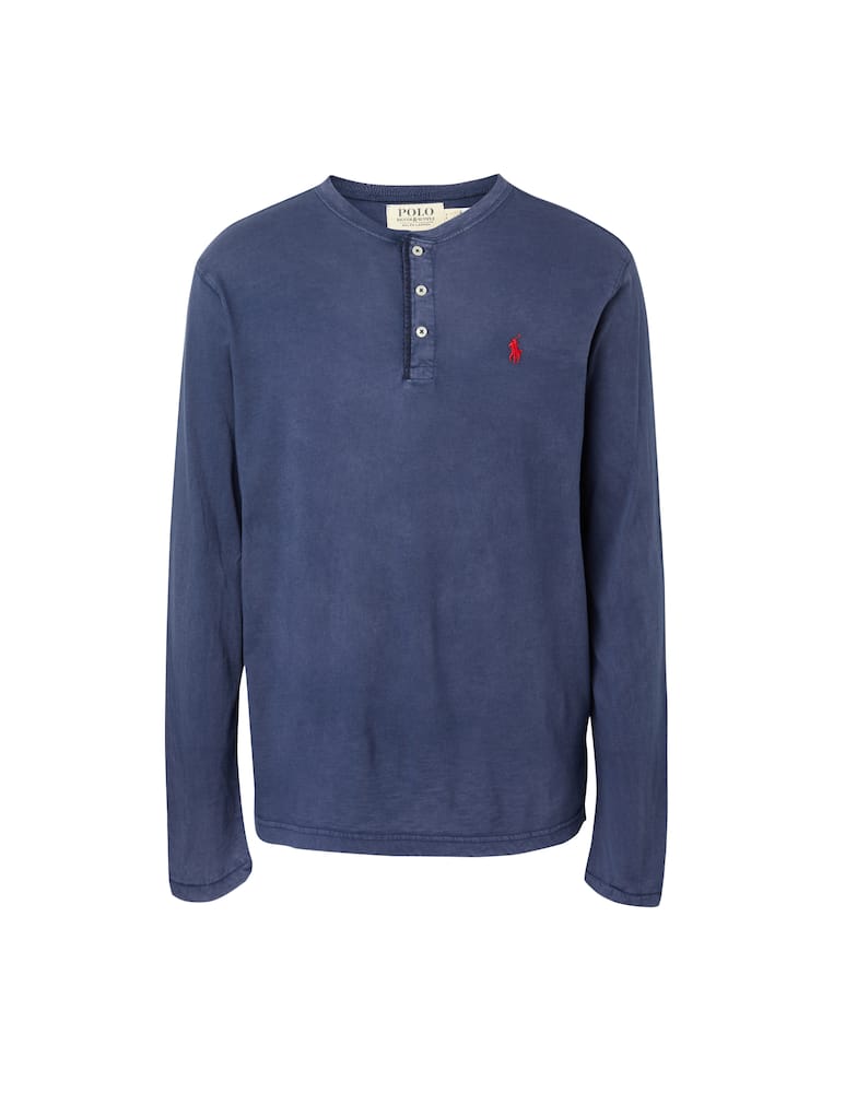 rinascente Polo Ralph Lauren Maglietta manica lunga serafino - blu