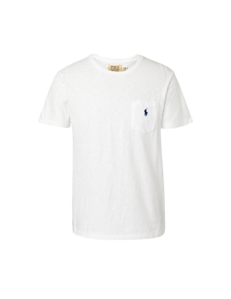 rinascente Polo Ralph Lauren Maglietta manica corta e taschino - bianco