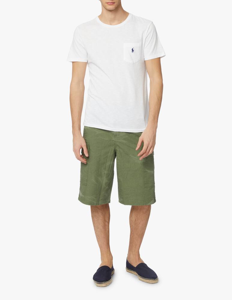 rinascente Polo Ralph Lauren Maglietta manica corta e taschino - bianco