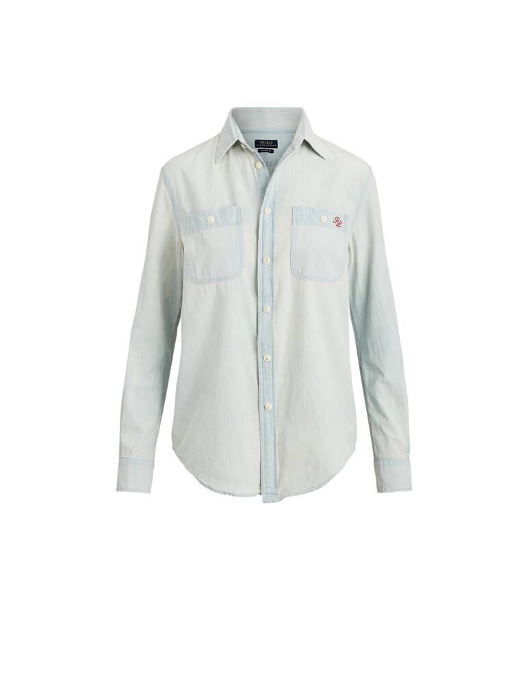 rinascente Polo Ralph Lauren Long sleeve cotton shirt - Light blue