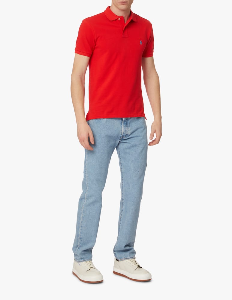Polo Ralph Lauren Polo basica slim fit - rosso - immagine 2