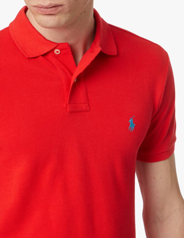 Polo Ralph Lauren Polo basica slim fit - rosso - immagine 4