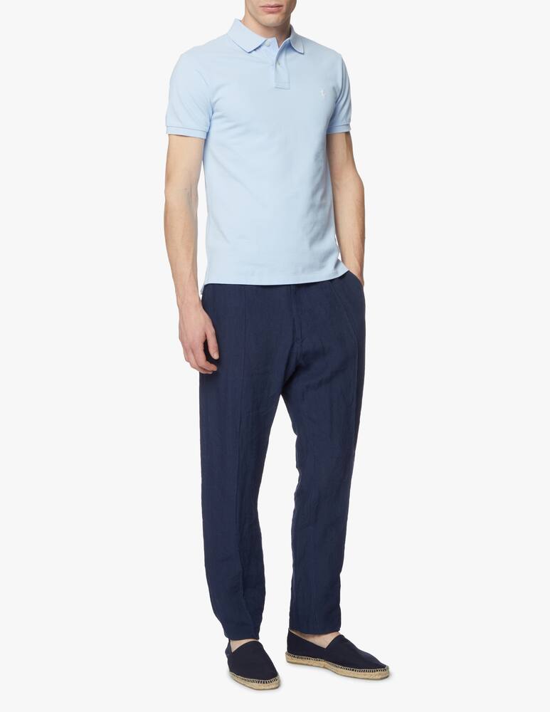 rinascente Polo Ralph Lauren Basic slim fit poloshirt - blue