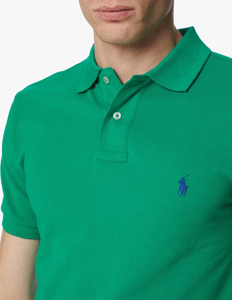 rinascente Polo Ralph Lauren Basic slim fit poloshirt - green